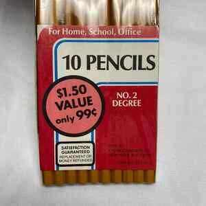 Vintage Faber Castell American #2 Pencils 222-10-2 New 10 Pack NOS